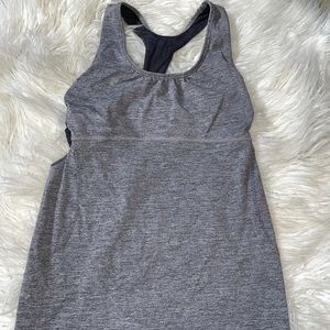 Lululemon flowy tank gray 8